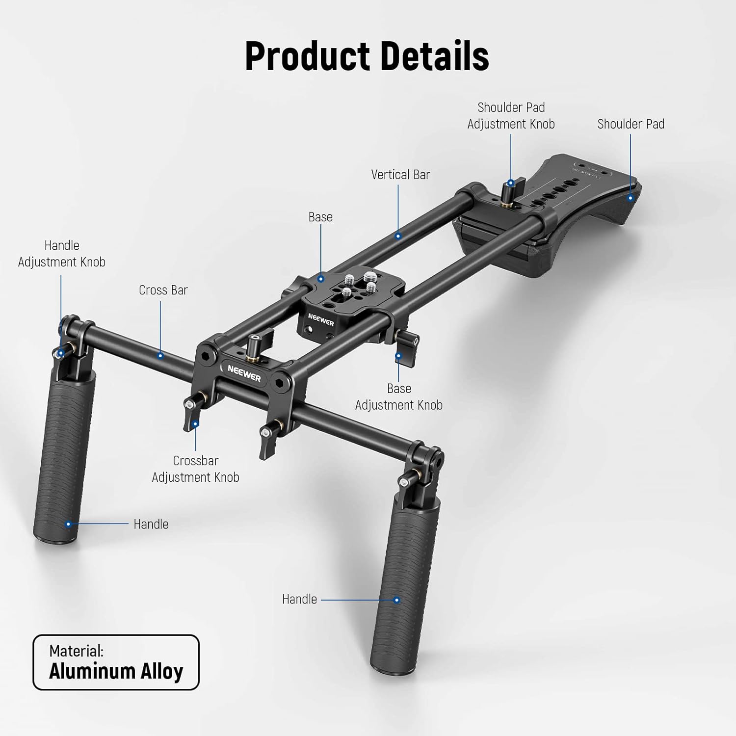 Shoulder Rig Systems Compared: NEEWER, SmallRig, Tilta, and Cam Caddie for DSLR and Mirrorless